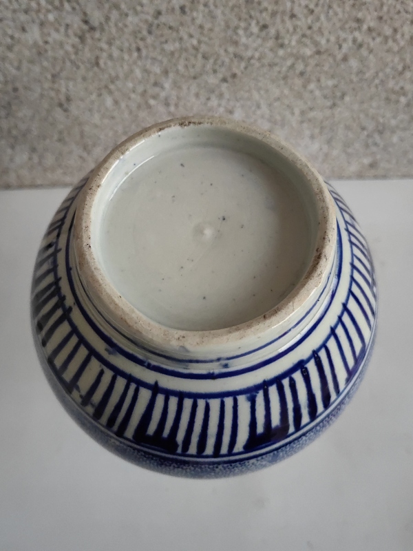古玩陶瓷青花花卉紋膽式瓶拍賣,當前價格567元