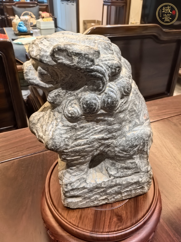 古玩雜項石獅子真品鑒賞圖
