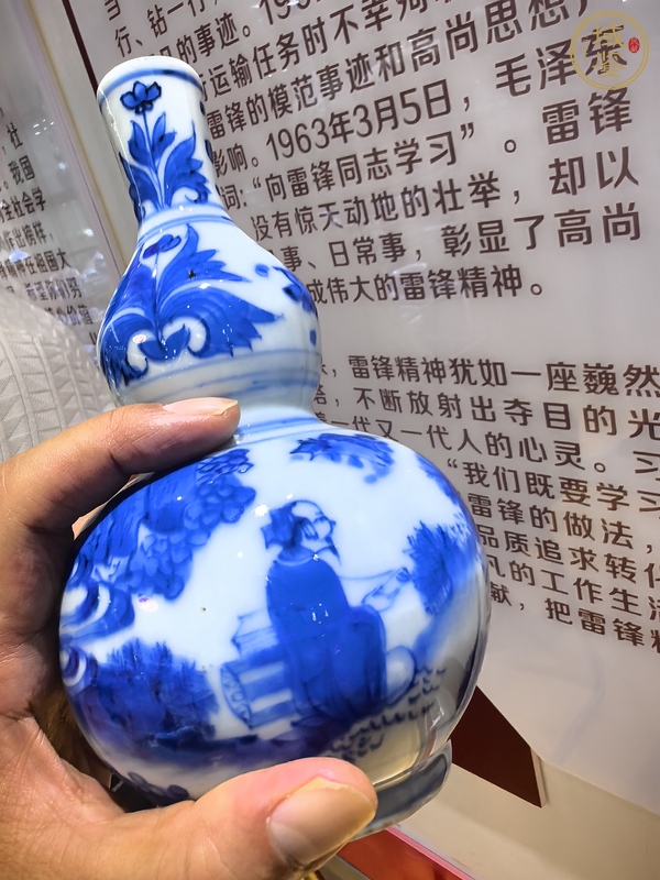 古玩陶瓷葫蘆瓶真品鑒賞圖