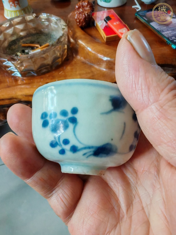 古玩陶瓷青花杯真品鑒賞圖