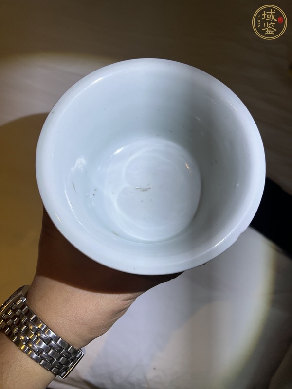 古玩陶瓷青花云龍紋高足杯真品鑒賞圖