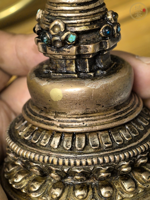 古玩銅器噶當(dāng)塔真品鑒賞圖
