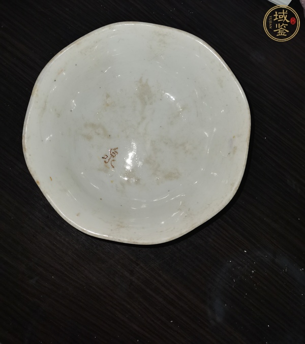 古玩陶瓷粉彩花鳥(niǎo)紋葵口碗真品鑒賞圖