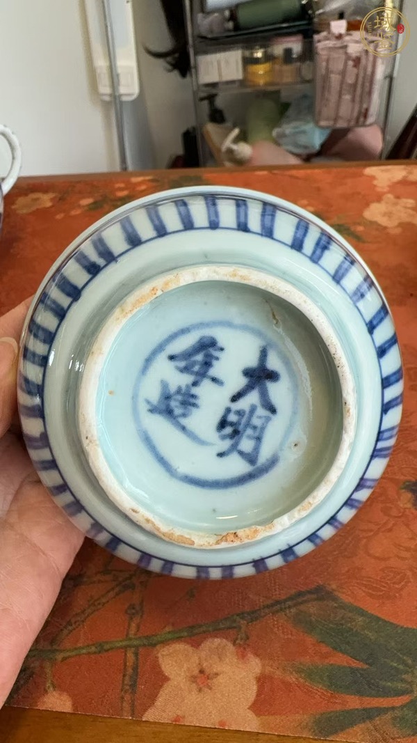 古玩陶瓷青花碗真品鑒賞圖