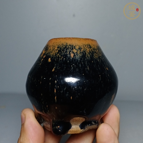 古玩陶瓷雞心杯真品鑒賞圖