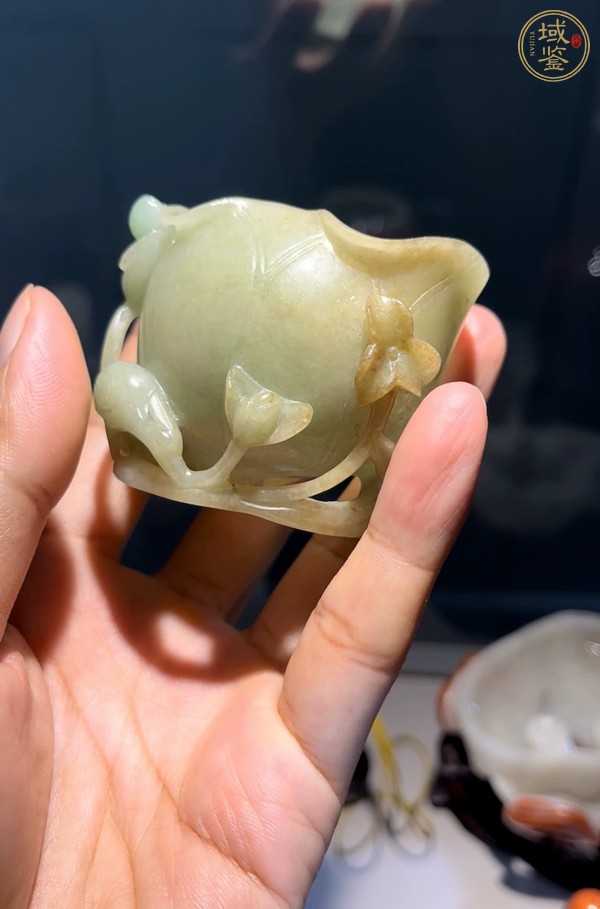 古玩玉器天然翡翠雕“水盂”真品鑒賞圖