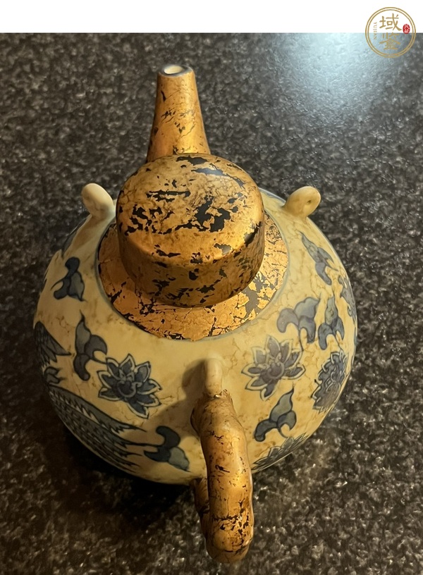 古玩陶瓷鳳紋執(zhí)壺真品鑒賞圖