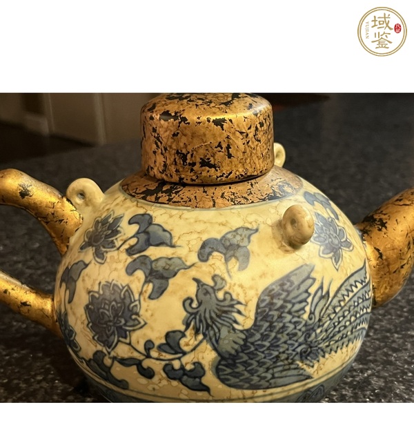 古玩陶瓷鳳紋執(zhí)壺真品鑒賞圖