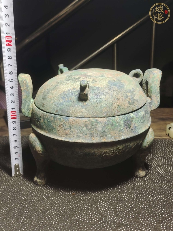 古玩雜項(xiàng)漢代青銅鼎真品鑒賞圖