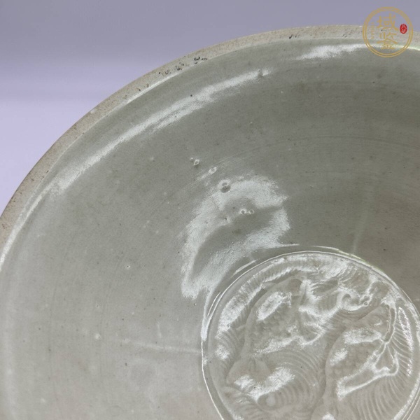 古玩陶瓷青白釉出筋雙魚(yú)碗真品鑒賞圖