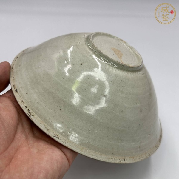 古玩陶瓷青白釉出筋雙魚(yú)碗真品鑒賞圖