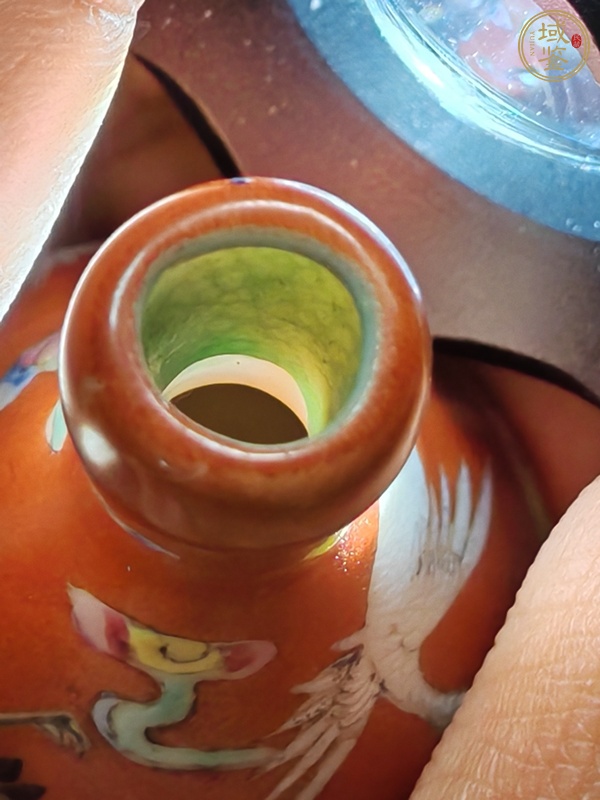 古玩陶瓷蒜頭瓶真品鑒賞圖