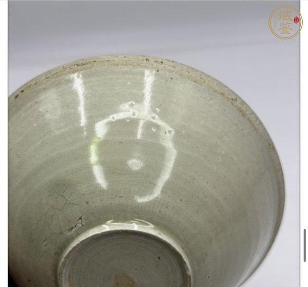 古玩陶瓷青白釉出筋雙魚(yú)碗真品鑒賞圖