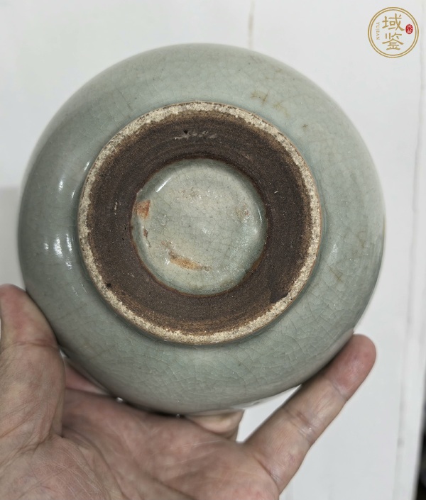 古玩陶瓷郎綠釉水洗真品鑒賞圖