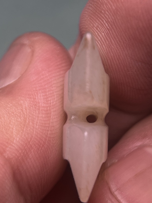 古玩玉器漢代白玉工字佩拍賣,當前價格26800元