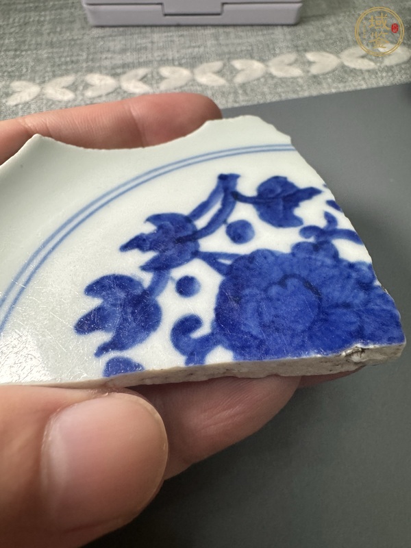 古玩陶瓷青花瓷片真品鑒賞圖