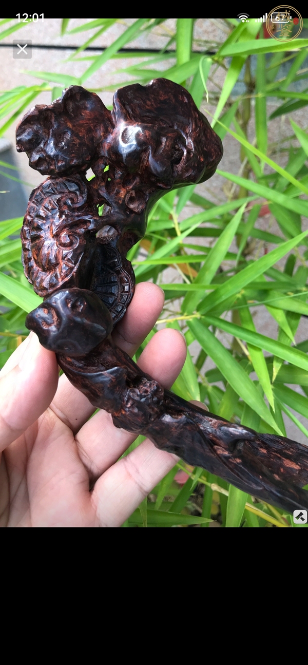 古玩雜項(xiàng)黃花梨木根雕真品鑒賞圖