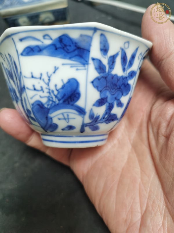 古玩陶瓷青花杯真品鑒賞圖