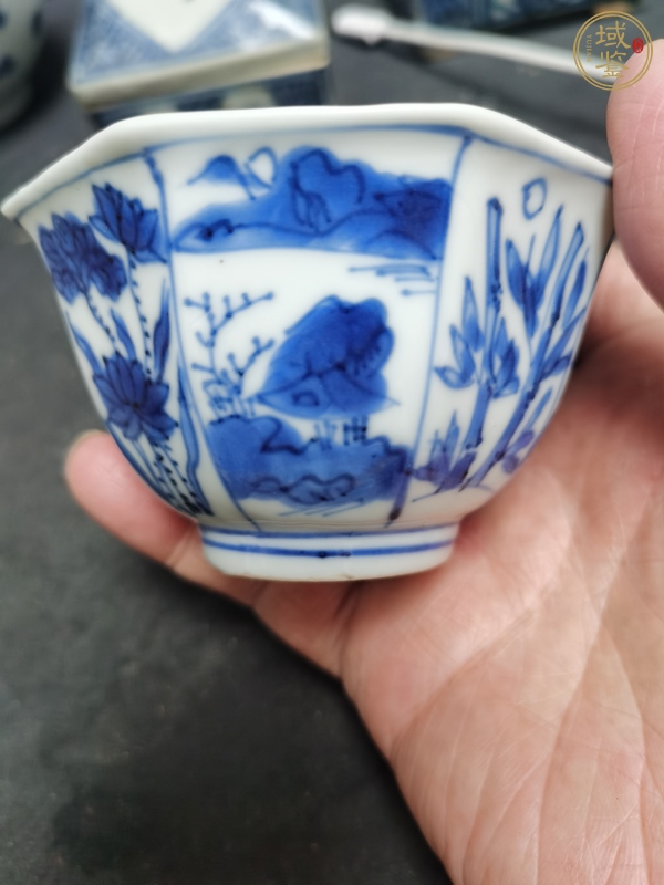 古玩陶瓷青花杯真品鑒賞圖