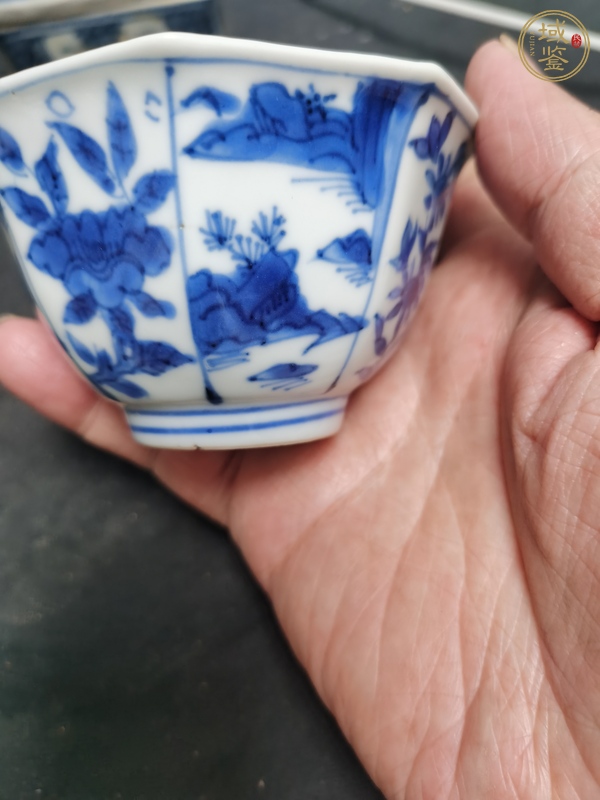 古玩陶瓷青花杯真品鑒賞圖