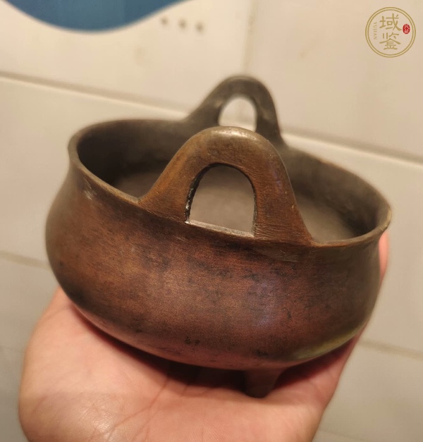 古玩銅器沖天耳爐真品鑒賞圖