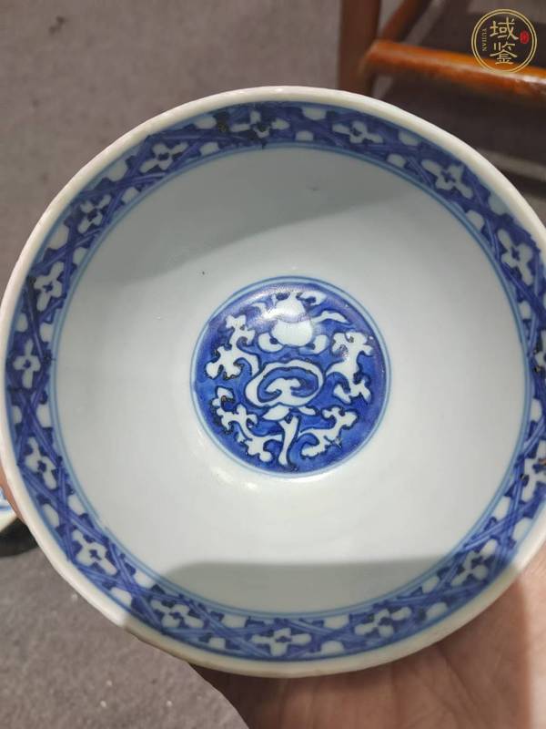 古玩陶瓷富貴佳器款青花碗真品鑒賞圖