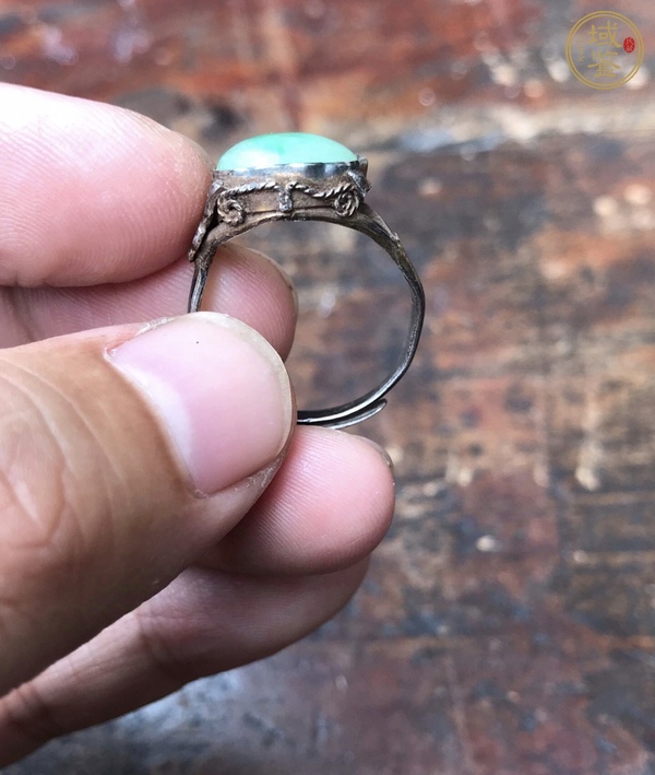 古玩玉器翡翠戒指真品鑒賞圖