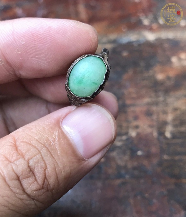 古玩玉器翡翠戒指真品鑒賞圖