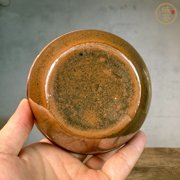 古玩陶瓷褐釉茶盞真品鑒賞圖