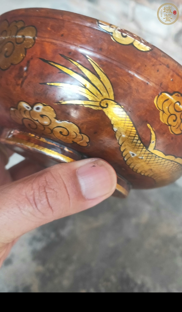 古玩雜項(xiàng)木胎漆碗真品鑒賞圖