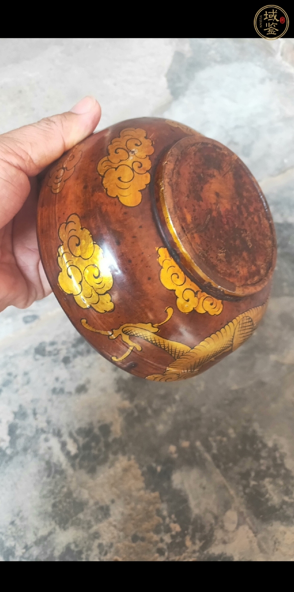 古玩雜項(xiàng)木胎漆碗真品鑒賞圖