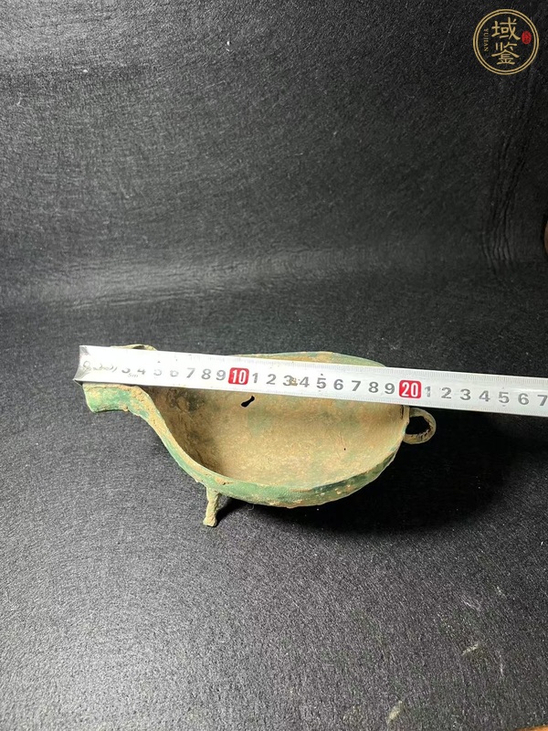 古玩銅器漢·獸面匜真品鑒賞圖