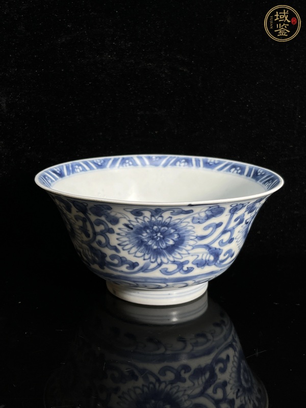 古玩陶瓷菊花碗真品鑒賞圖