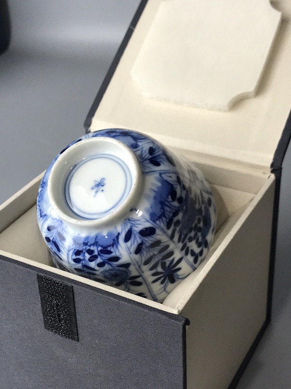 古玩陶瓷（精品品茗杯）晚清·青花花卉紋·品茗杯拍賣，當(dāng)前價(jià)格834元