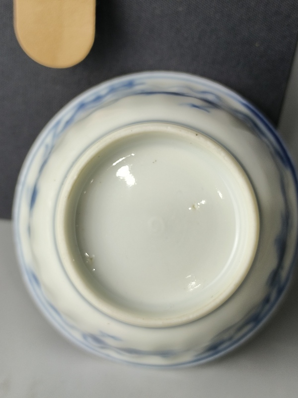 古玩陶瓷(精品品茗杯)清康熙·青花四鳳紋·瓜棱品茗杯拍賣,當前價格1600元