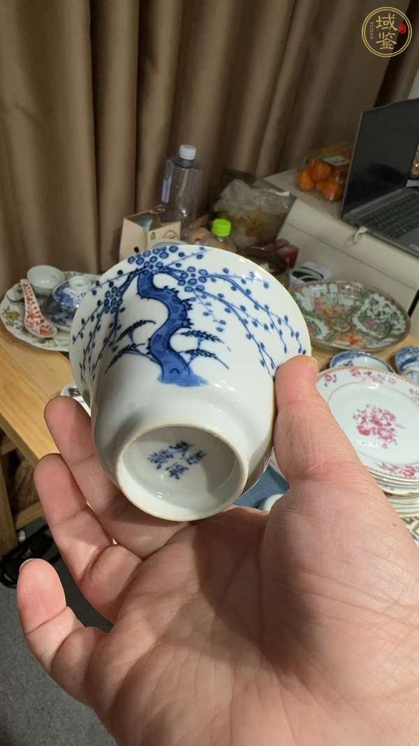 古玩陶瓷青花杯真品鑒賞圖