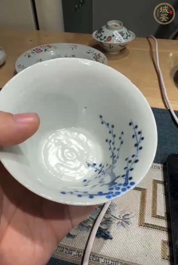 古玩陶瓷青花杯真品鑒賞圖