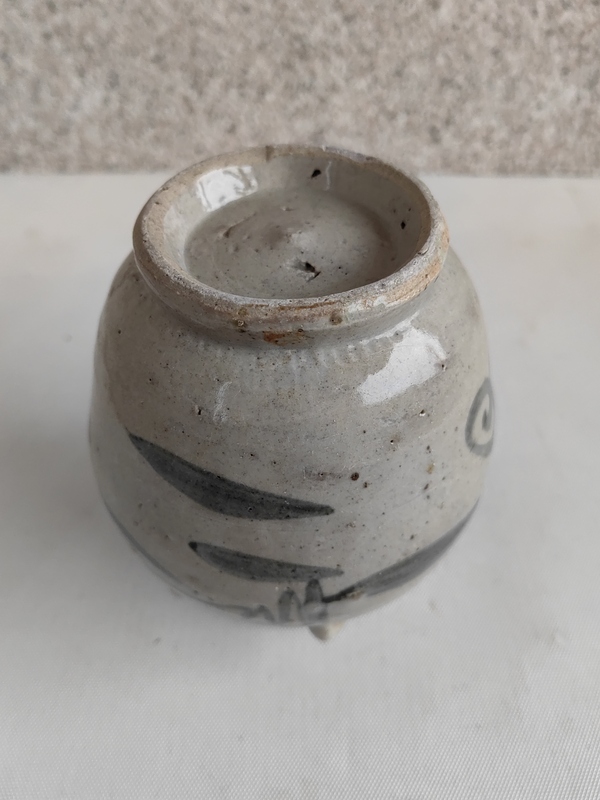 古玩陶瓷青花福字紋四系壺拍賣,當前價格678元