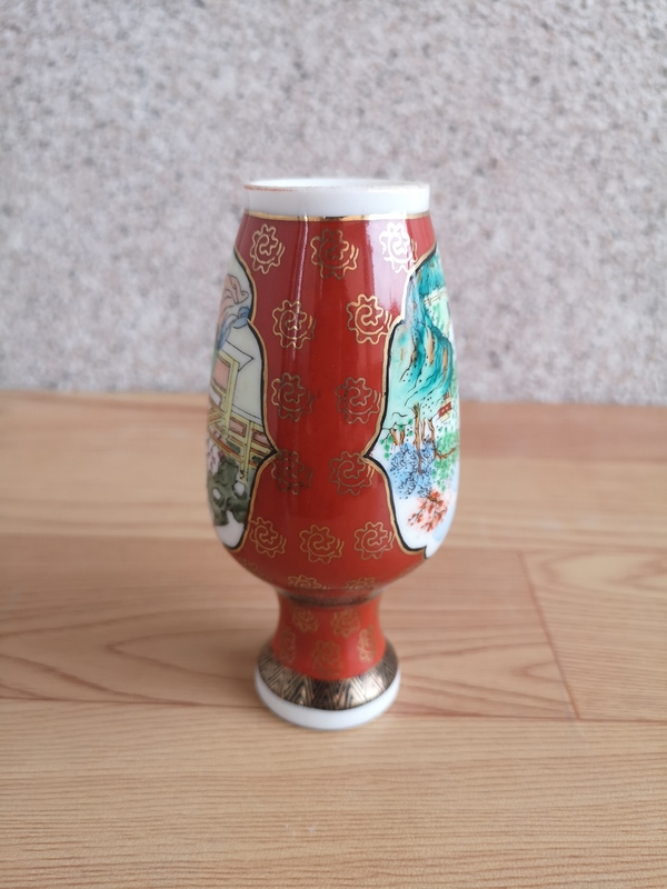 古玩陶瓷琵琶女彩瓷瓶拍賣,當前價格100元