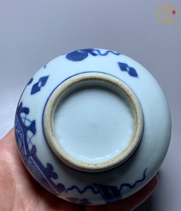 古玩陶瓷青花水呈真品鑒賞圖