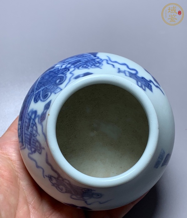 古玩陶瓷青花水呈真品鑒賞圖