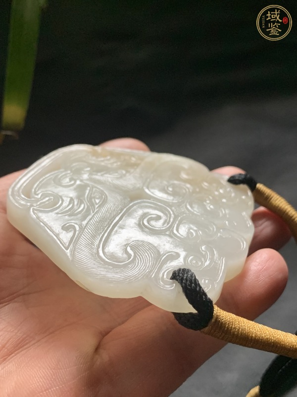古玩玉器和田玉雕“獸面紋佩”真品鑒賞圖