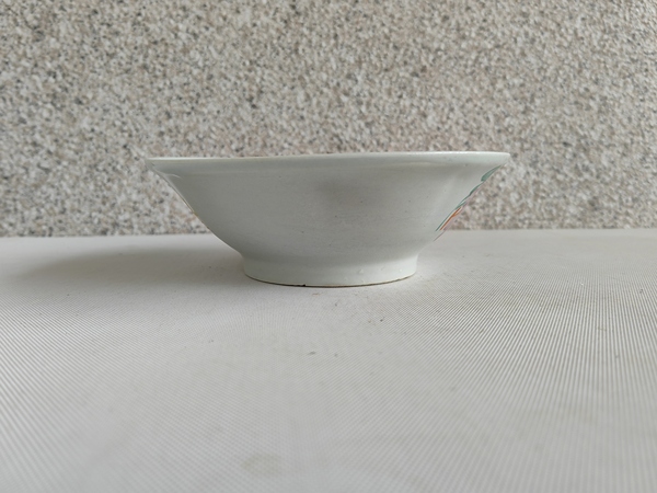 古玩陶瓷粉彩花卉紋碗拍賣,當前價格234元
