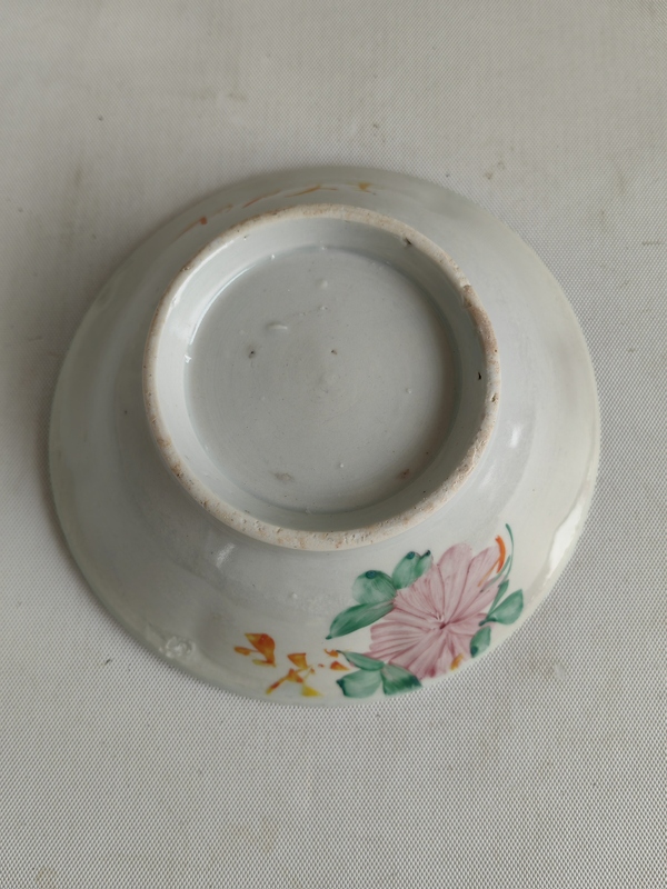 古玩陶瓷粉彩花卉紋碗拍賣,當前價格234元