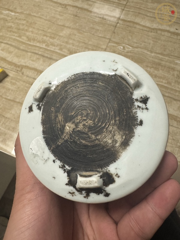 古玩陶瓷雍正青花香爐真品鑒賞圖