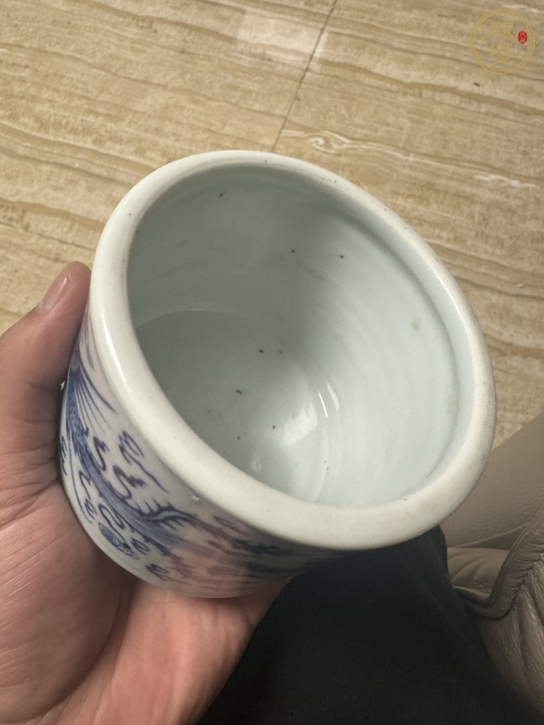古玩陶瓷雍正青花香爐真品鑒賞圖