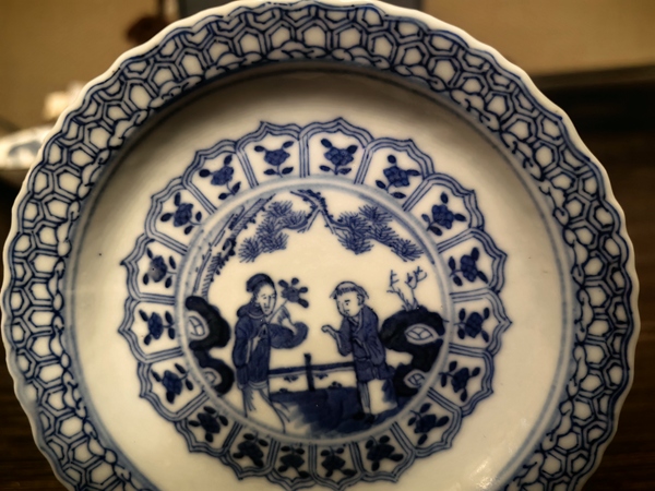 古玩陶瓷清光緒·三娘教子花口碟拍賣,當前價格1500元