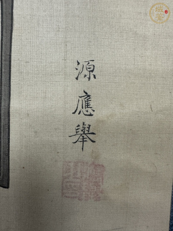 古玩字畫人物真品鑒賞圖