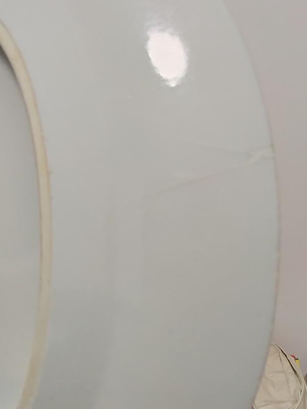 古玩陶瓷青花山水人物紋折沿盤拍賣,當前價格600元