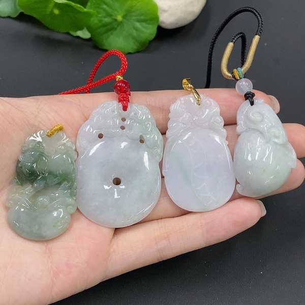 古玩玉器26天然翡翠掛墜 一手走 非金鑲拍賣,當前價格350元